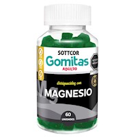 Magnesio Para Adultos Gomitas Sottcor 100Gr Chicle