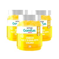 Gomitas De Omega 3 Sottcor 3 Pack