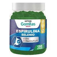 Detox Espirulina Para Adultos Gomitas Sottcor 100Gr Chicle