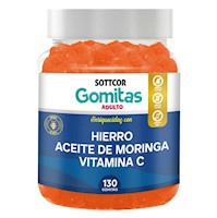 Hierro Para Adultos Gomitas Sottcor 100Gr Chicle