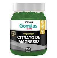 Magnesio Para Adultos Gomitas Sottcor 100Gr Chicle