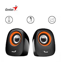 Parlante GENIUS SP-Q160 USB Power 6W Naranja