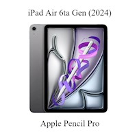 IPAD AIR 11" 6TA GEN (2024) 128GB WIFI - SPACE GRAY + APPLE PENCIL PRO