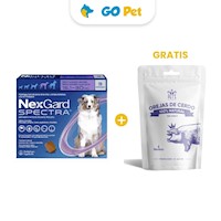 Nexgard Spectra L (15-30 Kg) x 3 Tabletas+ Gratis Pets Republic Orejas de Cerdo