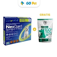 Nexgard Spectra M 7.5-15 Kg x 3 + GRATIS Snack Cookie Dogster