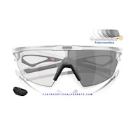 GAFAS DE SOL OAKLEY SPHAERA MATTE CLEAR/ BLACK IRIDIUM FOTOCROMATICO