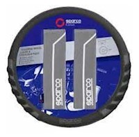 CUBRE VOLANTE + CUBRE CINTURÓN SPARCO GRIS SPS106GR