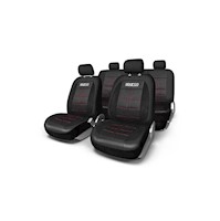 Set de Fundas Cubre Asiento SPARCO Negro Rojo SPS405PVCRD