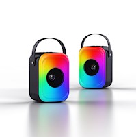 Parlante Bluetooth Havit SQ128BT Multifunción HD RGB Negro