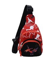 Morral de dinosaurio con 2 espacios - canguro para niños