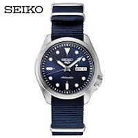 Reloj Seiko 5 Sports SKX SRPE63 Automático Acero Inoxidable Correa Nailon Azul