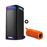 Parlante Inalámbrico Sony ULT Tower 9 + ULT 10 Naranja