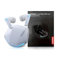 Audífonos Inalámbricos Gamer Lenovo Livepods Gm2 Pro Blanco