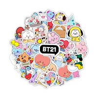 Pack de 50 Stickers K-Pop BT21