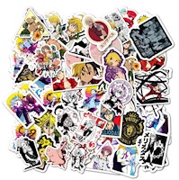 Pack de 50 Stickers Anime Manga Nanatsu No Taizai