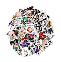 Pack de 50 Stickers Anime Manga One Punch Man Saitama
