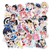 Pack de 50 Stickers Anime Manga Rent A Girlfriend Kanojo Okarishimasu