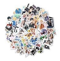 Pack de 50 Stickers Anime Manga Sword Art Online Sao
