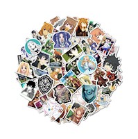 Pack de 50 Stickers Anime Manga Tate No Yuusha Heroe Del Escudo