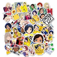 Pack de 50 Stickers Anime Manga Wonder Egg Priority