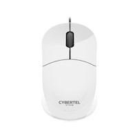 Mouse Cybertel STORM - CYB M103WHITE alámbrico color blanco