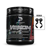 Venom Dragon pharma 40 servicios Fruit Punch+Straps