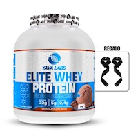 Proteína Yava Elite Whey Protein 2Kg Chocolate+Straps