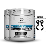Creatina Dragon Pharma 300gr Pack x2+Straps