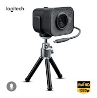 Cámara Webcam LOGITECH STREAMCAM PLUS 1080P Trípode Incluido Negro