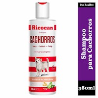 Shampoo para Perro Cachorro Piel Sensible Ricocan 380ml