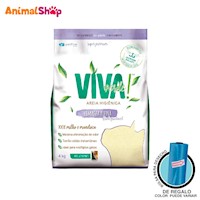 Arena De Gato Viva Verde Limpieza Plena 4Kg