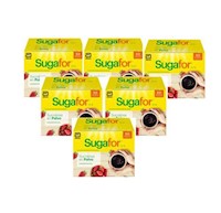 Sixpack Sugafor en polvo caja x 50 sachets de 1g