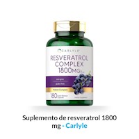 Suplemento de resveratrol 1800 mg - Carlyle