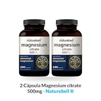 2 Cápsula Magnesium citrate 500mg - Naturebell