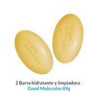 2 Barra hidratante y limpiadora - Good Molecules