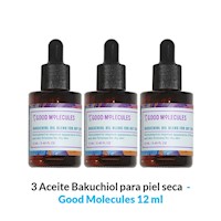 3 Aceite Bakuchiol para piel seca - Good Molecules 12ml