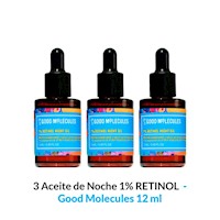 3 Aceite de Noche 1% RETINOL - Good Molecules 12ml