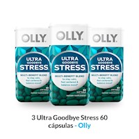 3 Ultra Goodbye Stress 60 cápsulas - Olly