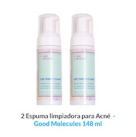 2 Espuma limpiadora para Acné - Good Molecules 148ml