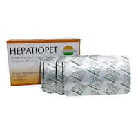 Suplemento Hepatoprotector Gato Perro Acido Tioctico Vitamina B1 Veterline