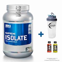 SUPREME NUTRITION SUPREME ISOLATE 3 LIBRAS CHOCOLATE + SHAKER