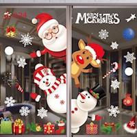 Pegatina navideña sticker de navidad adhesivo 90cmx60cm