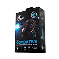 Mouse Gamer Xtech XTM-720 USB Alámbrico Negro