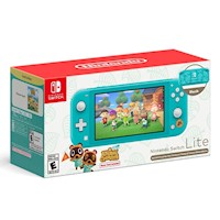 Consola Nintendo Switch Lite Animal Crossing Turquesa Versión Japonesa