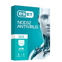 ESET ANTIVIRUS NOD 32 2022 5 PC - LICENCIA DIGITAL