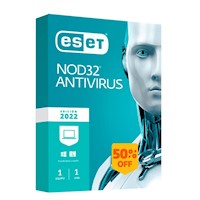 ESET ANTIVIRUS NOD 32 2022 1 PC - LICENCIA DIGITAL