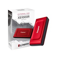 Disco Solido Externo Xs1000 Ssd Kingston 2tb Velocidad 1050MB/s Rojo
