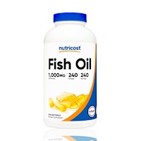 Fish Oil(Aceite De Pescado)Nutricost 1000Mg 240Caps Softgels