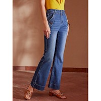 Moft Jeans acampanados de talle alto ideales para un look casual