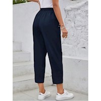 Emery Rose Pantalones Cónicos de Pana para Mujer Estilo Otoñal